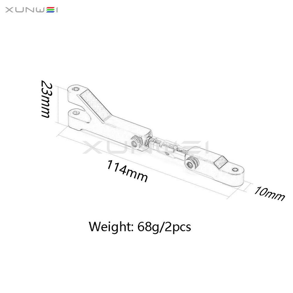 #85066 #85067 #85238 Brazo superior ajustable se adapta a HPI SAVAGE Flux X XL SS Super 5SC Foto 2 de 4