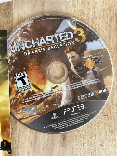 Uncharted 3: Drake's Deception - (PS3, 2011) *CIB* Disc ist NEUWERTIG* KOSTENLOSER VERSAND! - Bild 7 von 19