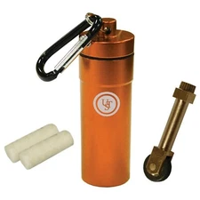 ust Stoke Kit with Micro SparkWheel Fire Starter and Two Light-Me Tinder Piec...