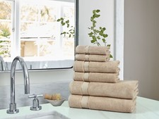 6 Piece Towels Sets Terry Cotton , 2 Bath Towels, 2 Hand Towels, 2 Washcloths