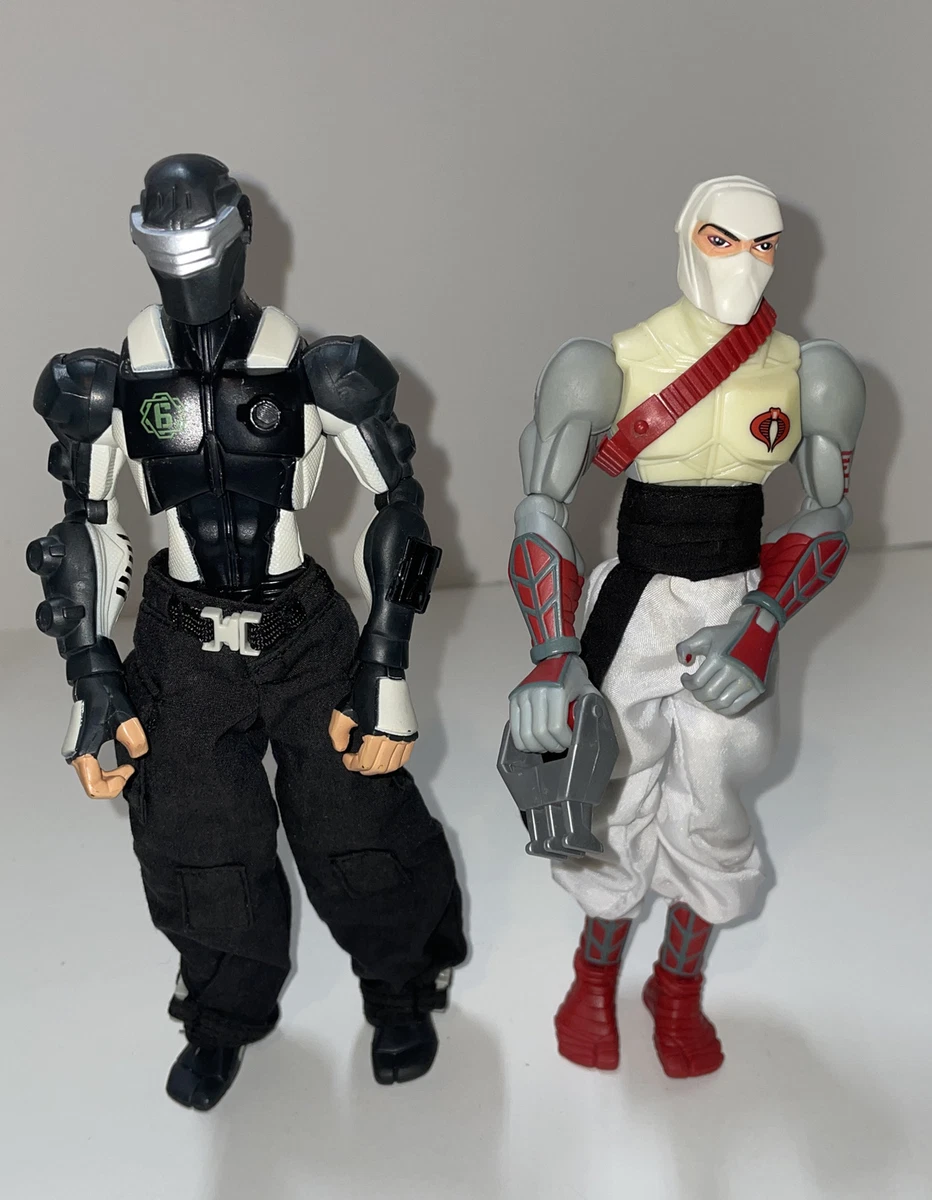 Gi Joe Ninja Showdown Snake Eyes Vs Storm Shadow 8 Action Figure Set 2005