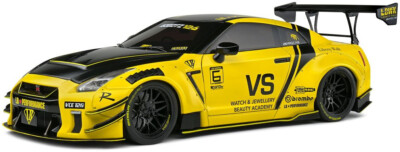 1:18 Solido SOL 1805809 Nissan GT-R (R35) Liberty Walk Body Kit 2.0 gelb 2020