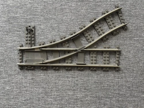 Vintage LEGO TRAIN TRACK 9V SWITCH POINT Left 2861 2861c01 75542 ✅ Price Per 1
