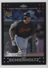 2007 Topps Update Rookie Chrome Refractor /415 Nate Schierholtz #TRC37 n1u