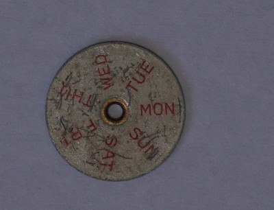 ENICAR CAL. 163, 167, 1143, 1147B u. 1147C TAGESSCHEIBE ROT PART No. 2561
