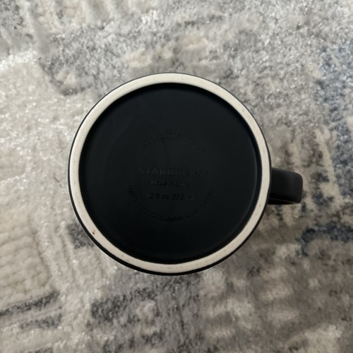 Tazza tazza caffè Starbucks 2011 Vespa ciclomotore scooter nero opaco verde oliva 16 oz - Foto 3 di 4