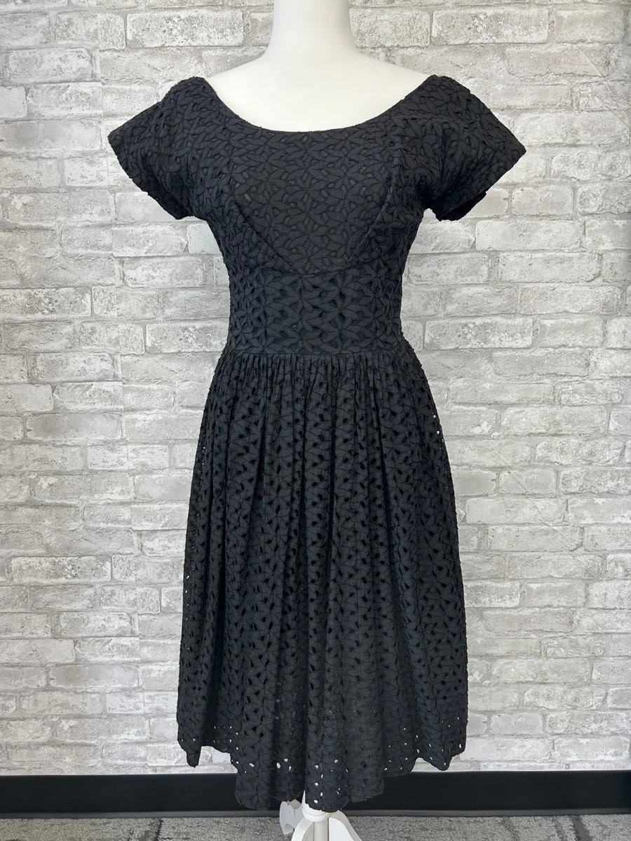 Black Little Black 1950s Vintage Dresses for Women for sale | eBay