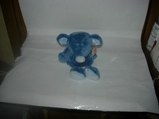 Ty Beanie Babies PLUFFIES Rat JAZZY Blue Gray Classic Mouse Plush Lovey 2005