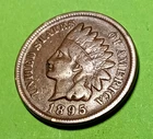 ■ 1895 INDIAN PENNY ONE CENT ☐ VG
