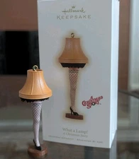 Hallmark A Christmas Story Leg Lamp in Box 2009 What a Lamp Ornament Film Art