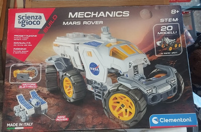 CLEMENTONI - WISSENSCHAFT UND SPIEL - MECHANICS MARS ROVER NASA 20 MODELLE - NEUWERTIG