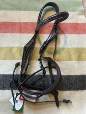 Nunn Finer O/S Aformadi Anatomical Bridle - Havana