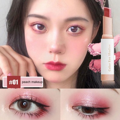 Zweifarbige Lidschatten Sticks Farbverlauf Eye Gradient HOT Cr.B2 Matt Shadow G8Q4