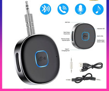 Bluetooth Receiver 3.5mm AUX Car Adapter Wireless Audio Receiver for Home Stereo