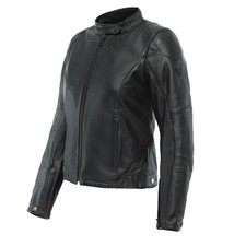 DAINESE GIACCA PELLE DONNA ELECTRA LADY NERO