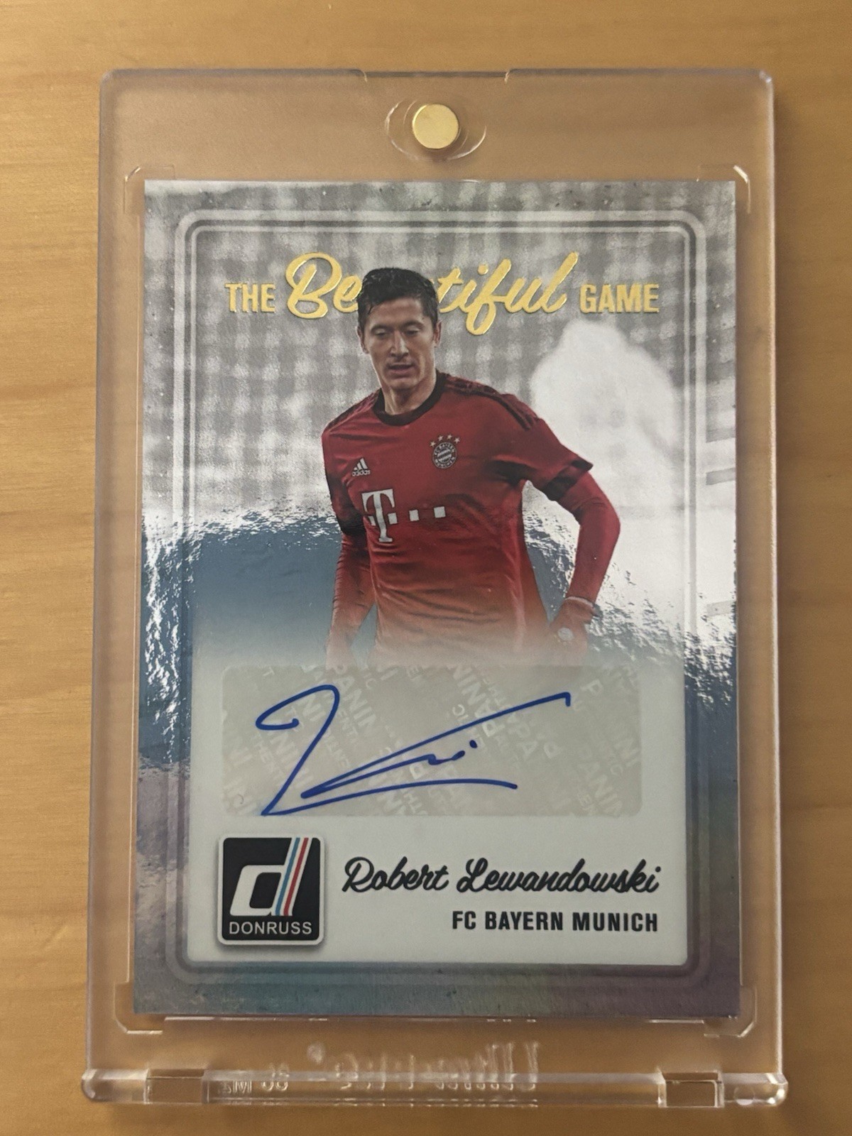 2016 donruss robert lewandowski auto The Beautiful Game Bayern Munich