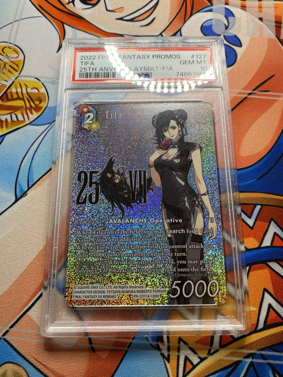 PSA 10 Final Fantasy 25th Anniversary Tifa Promo PR-127 Full