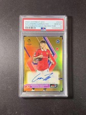 2022-23 Topps Finest ALEJANDRO GARNACHO /50 Auto Gold  RC #A-AG PSA 10 ER26