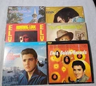 Lot 6 Elvis Presley Vinyl Records Golden Records, Burning Love, Christmas Album