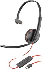 Poly Blackwire 3210 Wired Headset Plantronics USB-C or USB-A