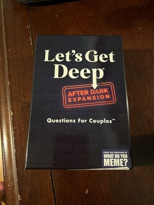 Let's Get Deep: After Dark Expansion Question For Couples From What Do You Meme?