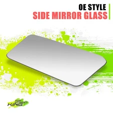 Factory Style Flat Side Mirror Glass Replacement for Toyota Corolla 84-87 Left