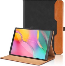 PU Leather Business Folio Case for Samsung Galaxy Tab A 10.1" 2019 - Black
