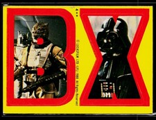 1980 Topps Star Wars: The Empire Strikes Back 4 B X Stickers