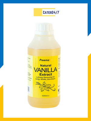 Vanilleextrakt Aroma - Präema 3 x 500 ml - UK-Verkäufer - Allergenfrei