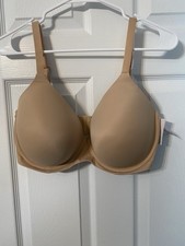 Auden Underwire Full Coverage Underwire Bra SZ 36G Adjustable Straps Tan NEW