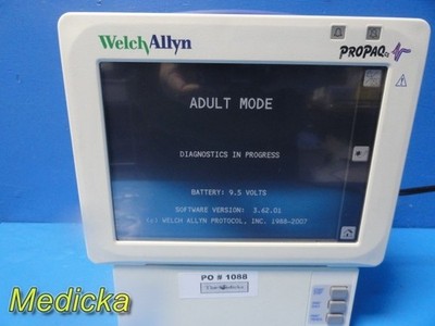 Welch Allyn Propaq 242 Multiparameter Patient Monitor (As-Is / Repair) ~ 38840