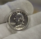 1957 US Washington Proof Silver Quarter Gem