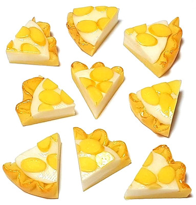 100 Dollhouse Miniature Almond Cake Slices * Doll Mini Bakery Food Wholesale Lot
