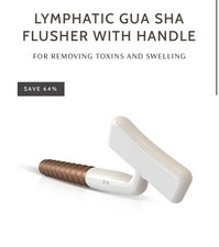 New In Box Ashley Black OMG Lymphatic Gua Sha Flusher -- Fast Shipping