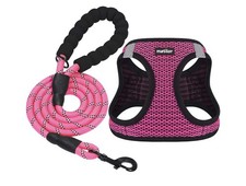 Dog Harness Step-in Breathable Puppy Cat Dog Vest Harnesses for 18-20 Chest L B1