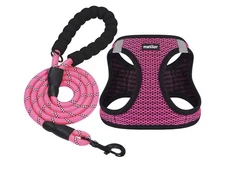 Dog Harness Step-in Breathable Puppy Cat Dog Vest Harnesses for 18-20 Chest L B1