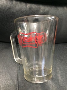 Vintage 7" Glass Miller High Life Beer Pitcher