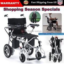 Foldable Electric Wheelchairs for adults All Terrain Power WheelChair for Adults