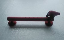 Vintage Red Wooden Dachshund Weiner Sausage Dog Hors d'oeuvre Toothpick Holder