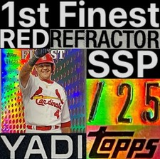 /25 2013 Topps Yadier Molina Red Refractor SSP 1st Finest NL Postseason Hit King