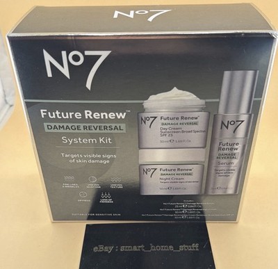 No7 Future Renew Damage Reversal System Kit -3 Pieces- EXP 05/2027