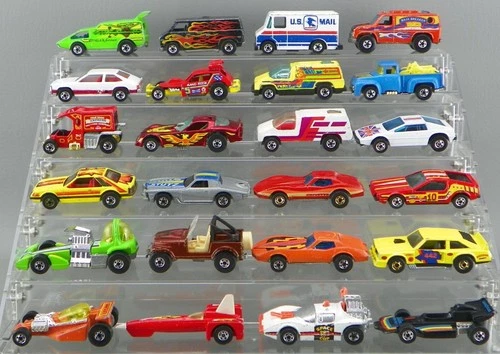 Vintage 1970's-80's Hot Wheels Diecast Flying Colors Hot Ones Car & Truck Lot 24