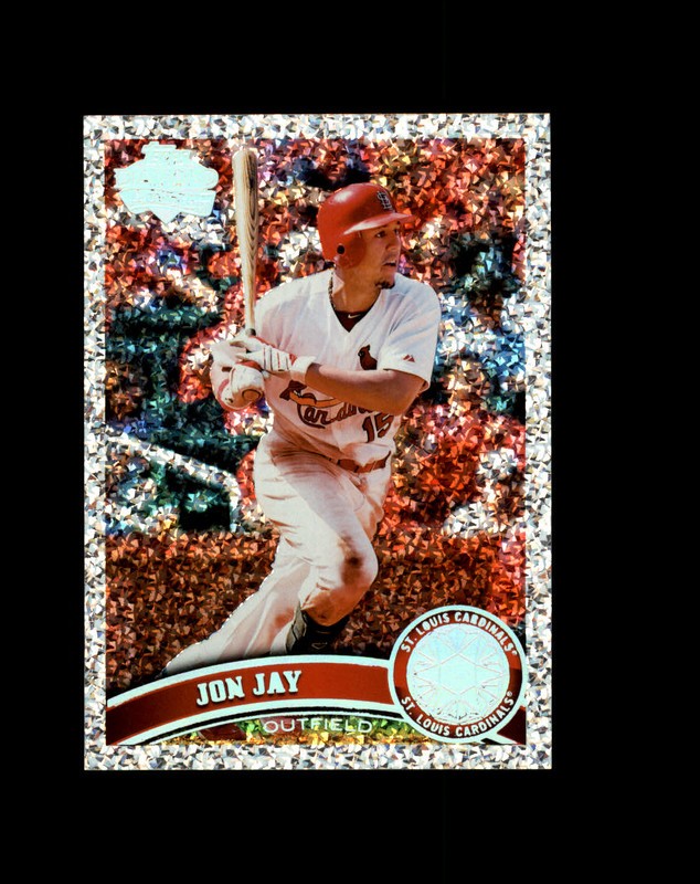#295 Jon Jay 2011 Topps Platinum Diamond Anniversary Parallel