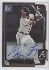 2015 Bowman Chrome Prospects Auto Mallex Smith #BCAP-MS Auto 0r4