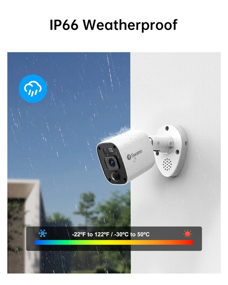 Add-On DVR Flashing Light Bullet Camera with Sensor Spotlight, 4K UHD Video, ... - Image 4 of 4