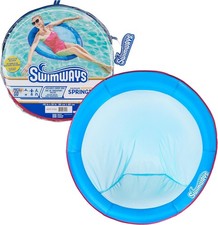 SwimWays Spring Float Premium Hammock Pool Lounger Fast Inflation Adult Inflata.