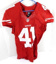 2014 San Francisco 49ers Antoine Bethea #41 Game Issued Red Jersey 40 DP35593