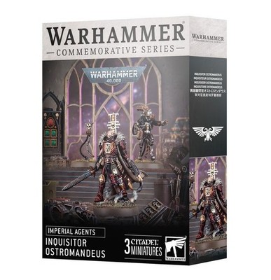 Warhammer 40K Imperial Agents Inquisitor Ostromandeus 40.000 commerative series