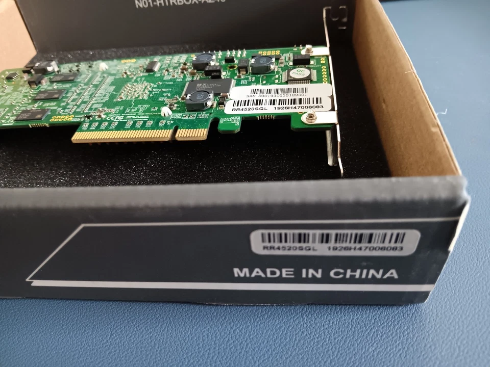 HIGHPOINT TECHNOLOGIES RR4520SGL 8PORT PCIE2 X8 H/W RAID HBA - Image 2 of 4