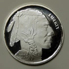 UNDER SPOT ~ 2014 Indian Head Buffalo Silver Round   .999 Fine Silver  1 Troy Oz
